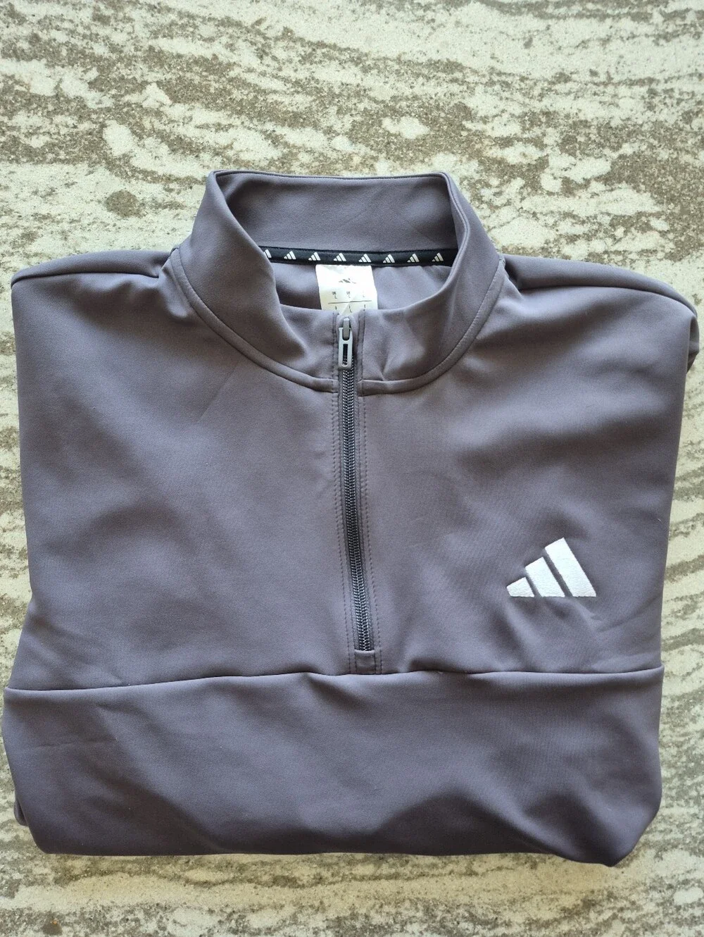Adidas Men's 1/4 Zip Long Sleeve Pullover New Size Large